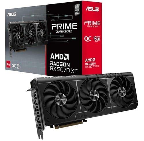 Asus Prime AMD RADEON RX 9070 XT OC 16GB DDR7 - 90YV0L71-M0AA00