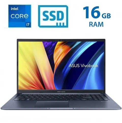 Laptop Asus X1502V- i7-13620H - 16GB DDR4 - SSD 512GB - 15.6 FHD - Quiet Blue - 90NB10T1-M018F0