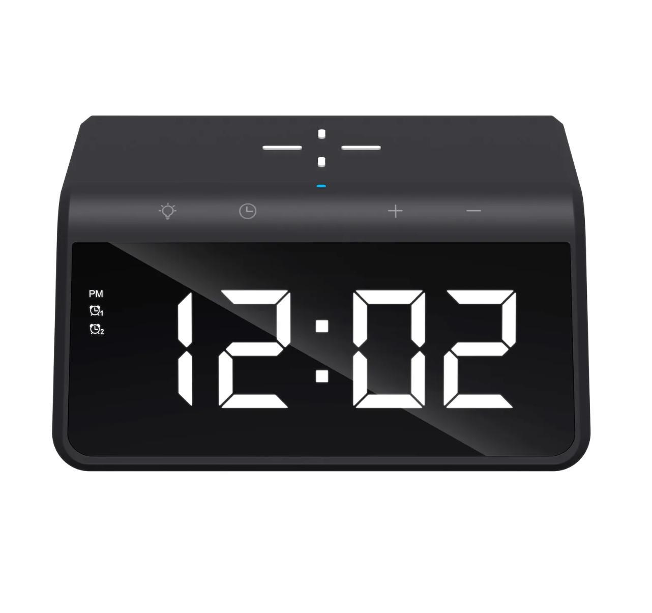 RELOJ DESPERTADOR CON CARGADOR INALÁMBRICO HAVIT