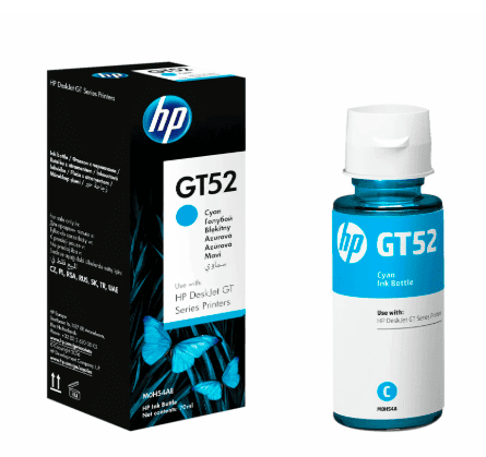 Tinta HP GT52 Cian 70 ml para Impresoras HP Smart Tank