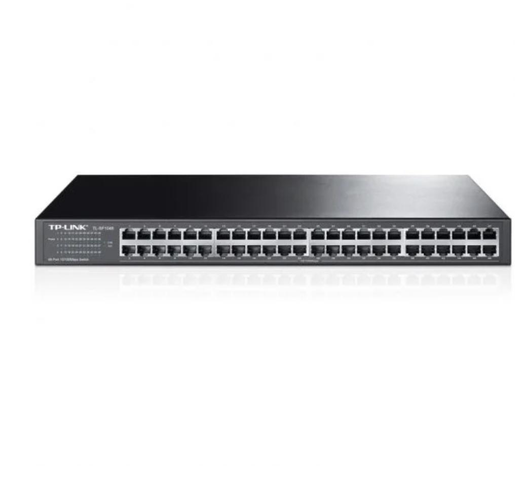 TP-Link Switch para Bastidor con 48 Puertos a 10/100 Mbps
